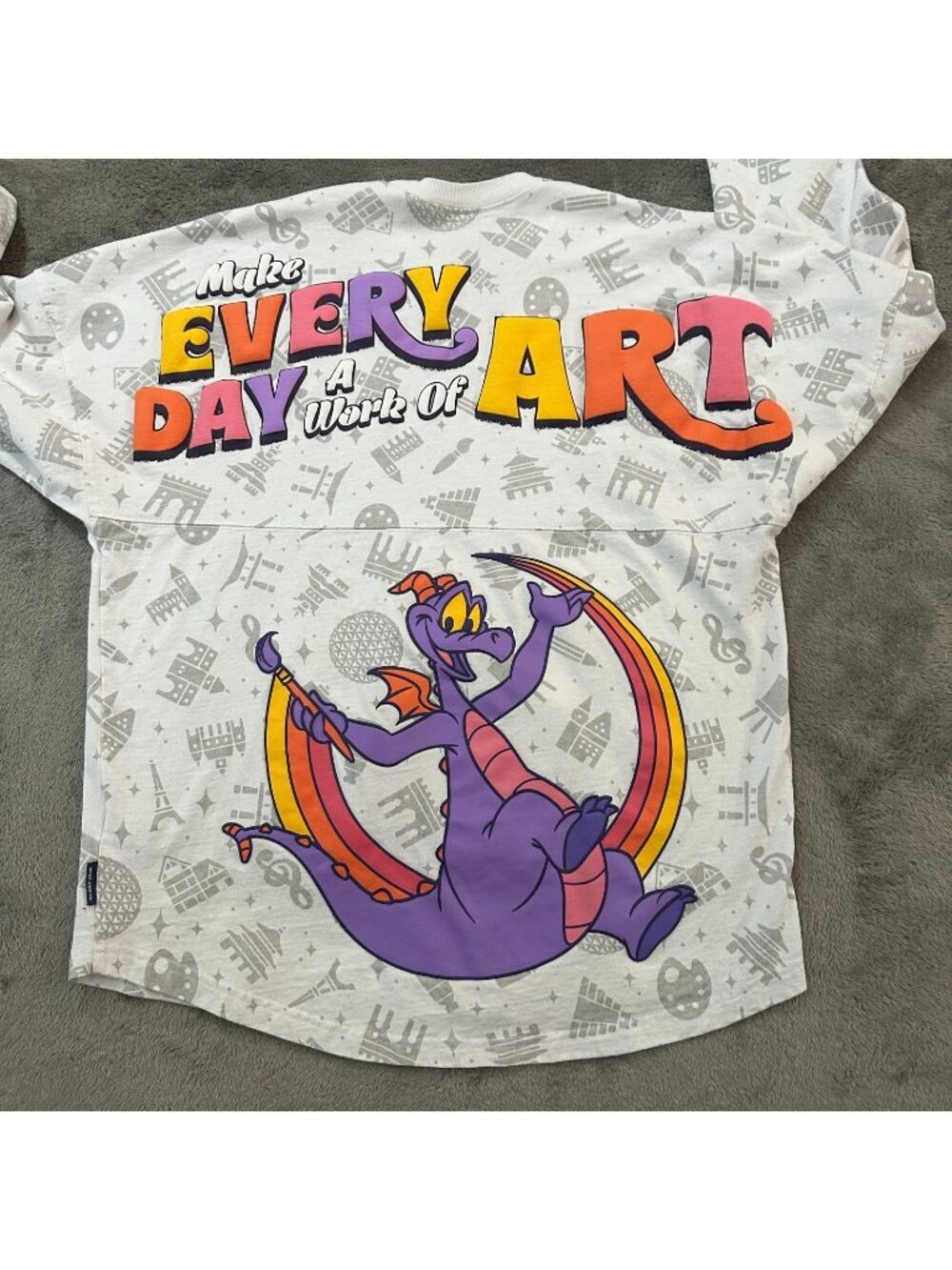 Disney World Figment Spirit Jersey EPCOT Festival of the Arts 2024 Adult SMALL
